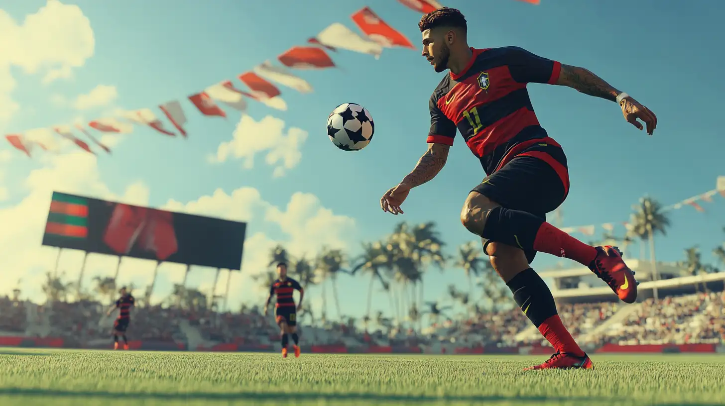 jogo do Flamengo hoje — Campo de futebol preparado para uma partida